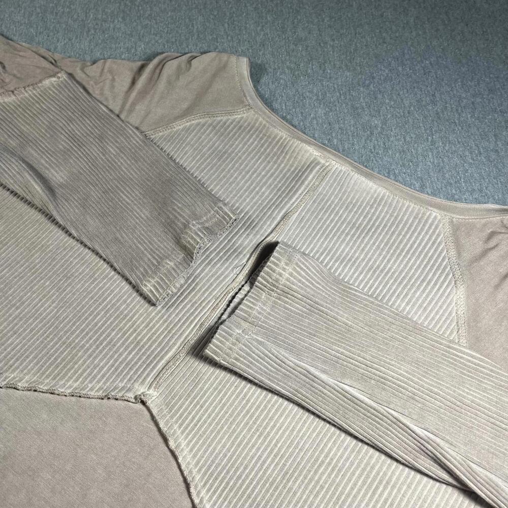 POL Clothing Ribbed Knit Woman’s Tunic Top V-Neck Rayon/spandex Blend POL Top - Picture 7 of 9